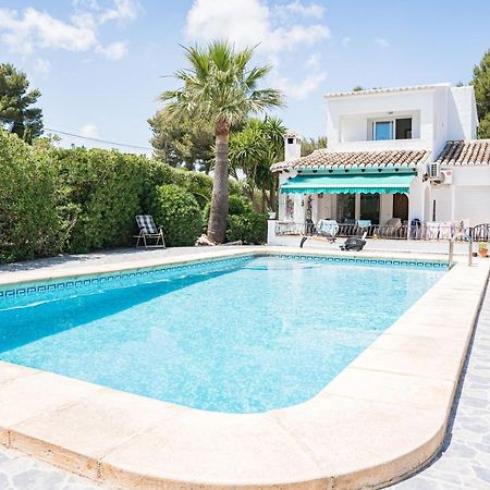 Casa Maria Top Floor Studio Apartment With Swimming Pool Jávea Eksteriør billede
