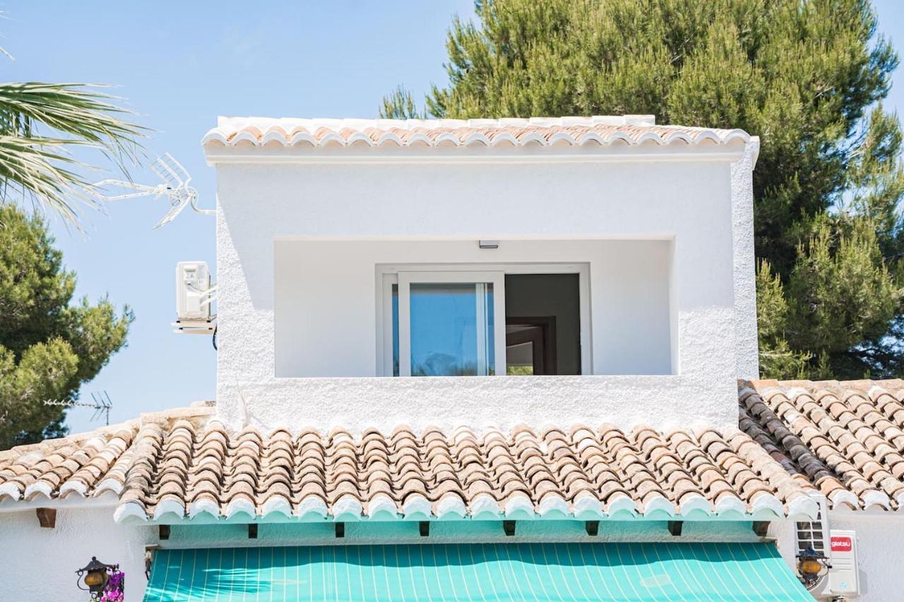 Casa Maria Top Floor Studio Apartment With Swimming Pool Jávea Eksteriør billede