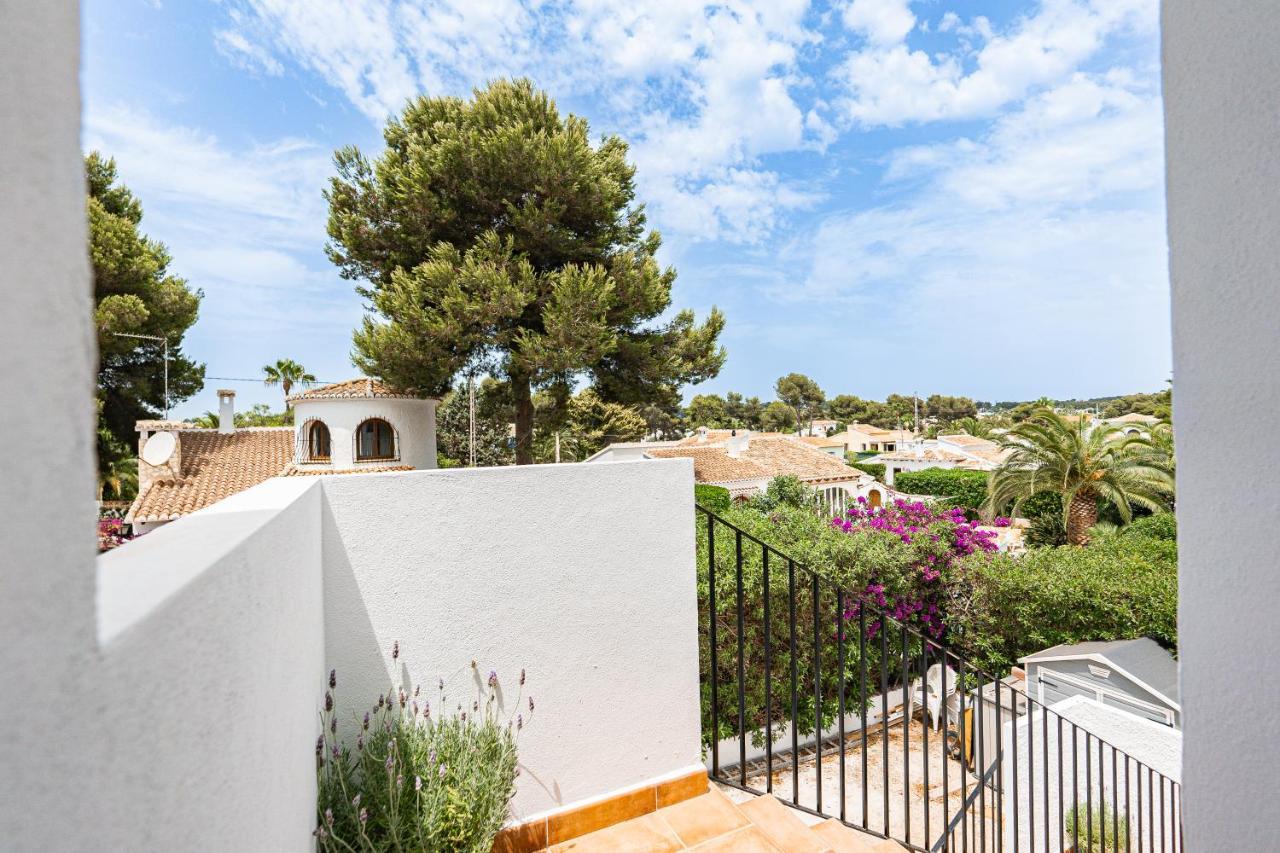 Casa Maria Top Floor Studio Apartment With Swimming Pool Jávea Eksteriør billede