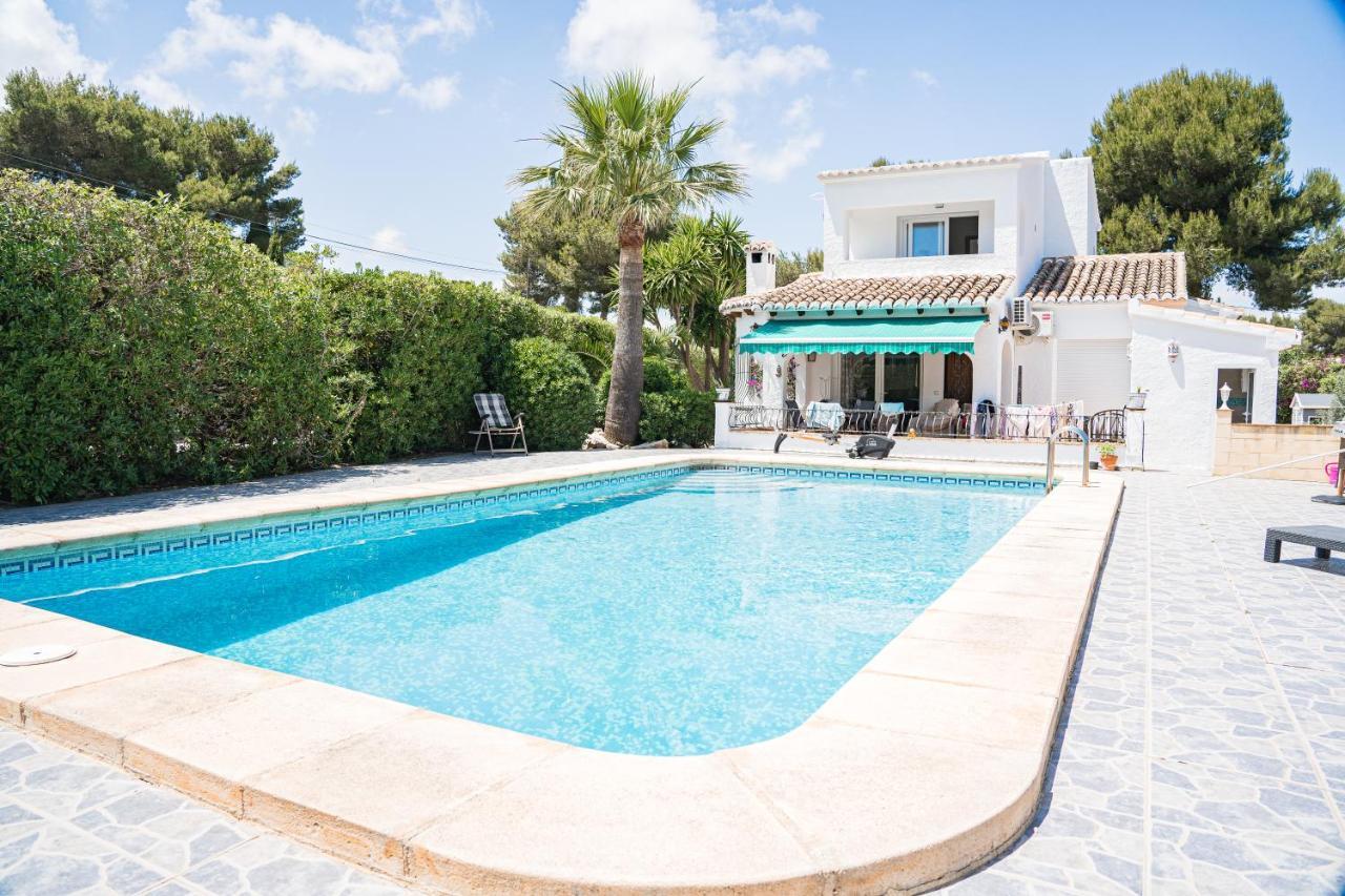 Casa Maria Top Floor Studio Apartment With Swimming Pool Jávea Eksteriør billede