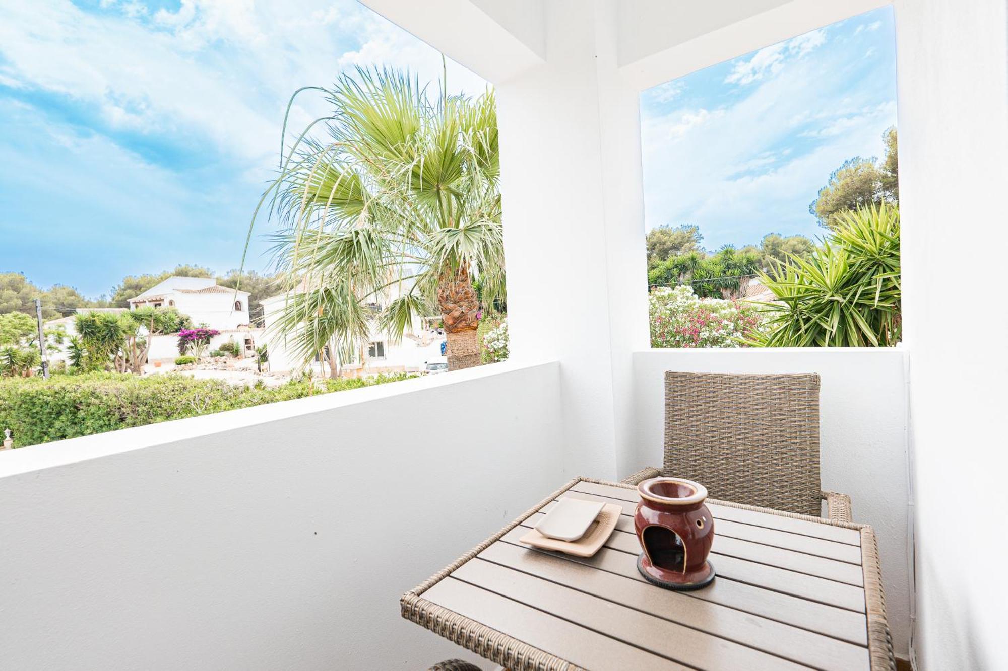 Casa Maria Top Floor Studio Apartment With Swimming Pool Jávea Eksteriør billede