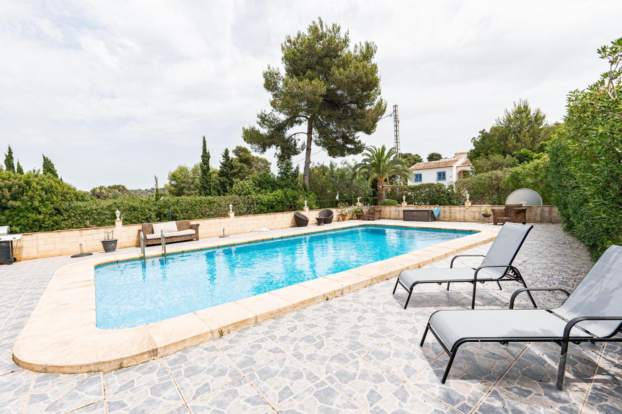 Casa Maria Top Floor Studio Apartment With Swimming Pool Jávea Eksteriør billede