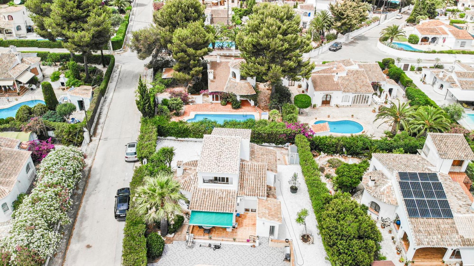 Casa Maria Top Floor Studio Apartment With Swimming Pool Jávea Eksteriør billede